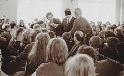 Выступление Ю. Горного в окружном Доме офицеров в Лефортове. Москва. 1980-е годы