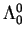 $\Lambda^0_0$