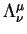 $\Lambda^{\mu}_{\nu}$