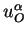 $u^{\alpha}_O$