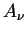 $A_{\nu}$