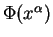 $\Phi(x^{\alpha})$