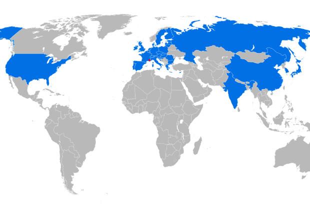 Основные участники проекта: ЕС, Индия, Китай, Республика Корея, Россия, США и Япония