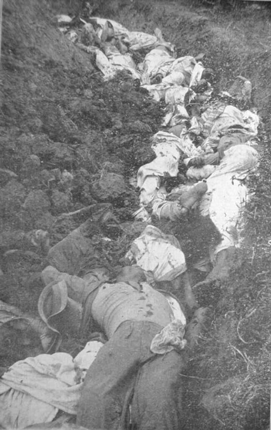 Результат работы американской артиллерии